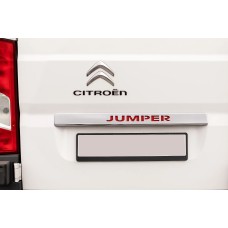 Хром планка над номером LED-червоний (нерж.) для Citroen Jumper 2007-2025 рр