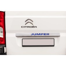 Хром планка над номером LED-синій (нерж.) для Citroen Jumper 2007-2025 рр