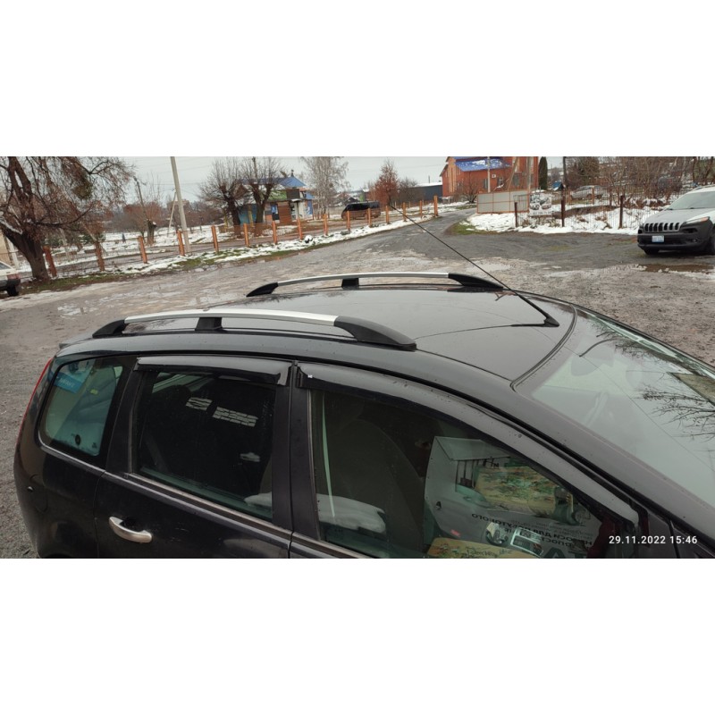 Рейлінги Хром Металеві ніжки для Ford C-Max 2004-2010 рр