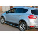 Бічні труби прямі (2 шт., нерж.) для Ford Kuga 2008-2013 рр