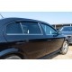 Окантовка окон (4 шт, нерж) для Skoda Octavia II A5 2006-2010 гг