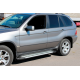 Бокові пороги Allmond Grey (2 шт, алюм.) для BMW X5 E53 1999-2006 рр