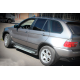 Бокові пороги Allmond Grey (2 шт, алюм.) для BMW X5 E53 1999-2006 рр