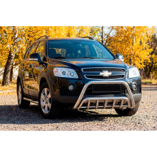 Передня дуга WT002 (нерж.) для Chevrolet Captiva 2006-2019 рр