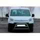 Защита переднего бампера WT022 (нержавейка) для Citroen Berlingo 2008-2018 гг