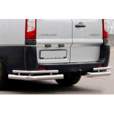 Задние Углы AK-003-Double (2 шт., нержавейка) для Peugeot Expert 2007-2016 гг