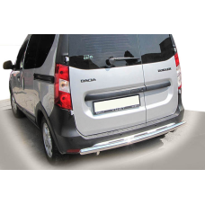 Задняя дуга AK002 (нержавейка) для Renault Dokker 2013-2022 гг