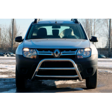 Кенгурятник WT022 (нерж) для Dacia Duster 2008-2018 рр