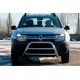 Кенгурятник WT022 (нерж) для Dacia Duster 2008-2018 рр