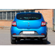 Задняя дуга AK002 (нержавейка) для Dacia Sandero 2013-2020 гг