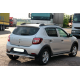Задняя дуга AK002 (нержавейка) для Dacia Sandero 2013-2020 гг
