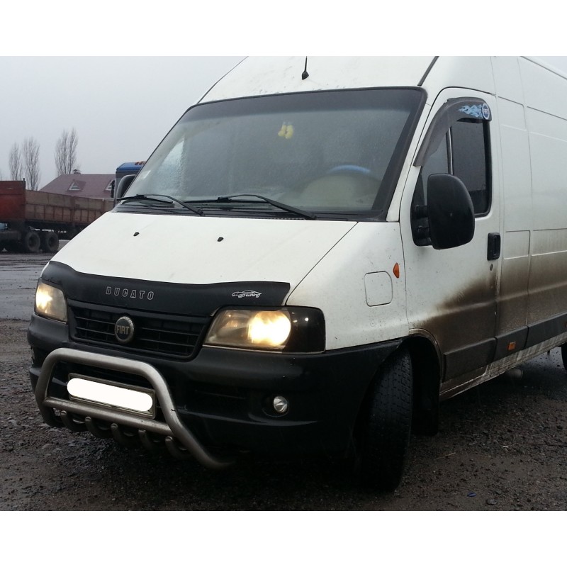 Кенгурятник WT003 (нерж.) для Fiat Ducato 1995-2006 рр