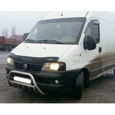 Кенгурятник WT003 (нержавейка) для Peugeot Boxer 1994-2006 гг