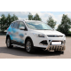 Защита переднего бампера WT002 (нерж. сталь) для Ford Kuga/Escape 2013-2019 гг