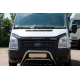 Защита переднего бампера WT002 (2006-2014, Нержавейка) для Ford Transit