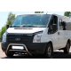 Защита переднего бампера WT002 (2006-2014, Нержавейка) для Ford Transit