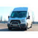 Защита переднего бампера WT022 (нержавейка) для Ford Transit 2014- гг