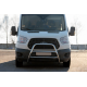 Защита переднего бампера WT022 (нержавейка) для Ford Transit 2014- гг