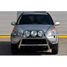 Кенгурятник WT018 (нерж.) для Honda CRV 2001-2006 рр