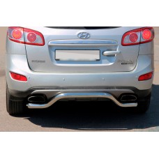 Задняя дуга AK007-2 (нерж. сталь) для Hyundai Santa Fe 2 2006-2012 гг