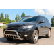 Защита переднего бампера WT002 (нерж. сталь) для Hyundai Santa Fe 2 2006-2012 гг