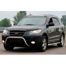 Кенгурятник WT007 (нерж.) для Hyundai Santa Fe 2 2006-2012 рр
