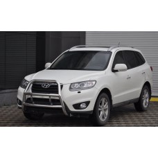 Кенгурятник WT018 (нерж.) для Hyundai Santa Fe 2 2006-2012 рр