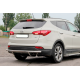 Задня дуга AK002 (нерж.) для Hyundai Santa Fe 3 2012-2018 рр