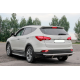 Задня дуга AK002 (нерж.) для Hyundai Santa Fe 3 2012-2018 рр