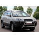 Защита переднего бампера WT022 (нержавейка) для Hyundai Tucson JM 2004- гг