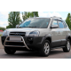 Защита переднего бампера WT022 (нержавейка) для Hyundai Tucson JM 2004- гг