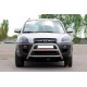 Кенгурятник WT022 (нерж.) для Hyundai Tucson JM 2004- рр