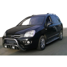 Кенгурятник WT002 (Нержавейка) для Kia Carens 1999-2012 гг