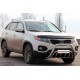 Кенгурятник WT002/2 (нержавейка) для Kia Sorento II XM 2009-2014 гг