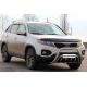 Кенгурятник WT002/2 (нерж.) для Kia Sorento II XM 2009-2014 рр