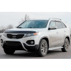 Кенгурятник WT007 (нержавейка) для Kia Sorento II XM 2009-2014 гг