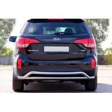 Задняя дуга AK007-2 (нерж. сталь) для Kia Sorento II XM 2009-2014 гг
