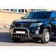 Защита переднего бампера WT021 (нерж. сталь) для Kia Sorento II XM 2009-2014 гг