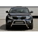 Защита переднего бампера WT006 (нержавейка) для Kia Sportage 2010-2015 гг