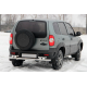 Задня дуга AK015 (нерж.) для Chevrolet Niva 1998-2020 рр
