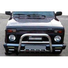 Кенгурятник QT006 (нерж.) для Lada Niva та Urban 1977- рр