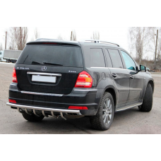 Задняя дуга AK-Style (нержавейка) для Mercedes GL сlass X164 2006-2012 гг