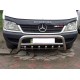 Кенгурятник WT008 (нерж.) для Mercedes Sprinter W901/902/903/904/905 1995-2006 гг