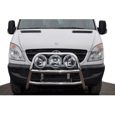 Высокий кенгурятник WT018 (нержавейка) для Mercedes Sprinter W906 2006-2018 гг