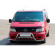 Кенгурятник із вусами WT002 Plus (нерж.) для Mercedes Vito W638 1996-2003 рр