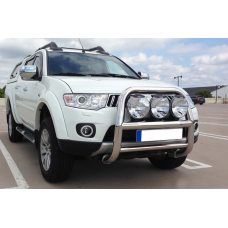 Кенгурятник WT018 (нерж.) для Mitsubishi L200 2006-2015 рр