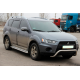 Кенгурятник WT007 (нерж.) для Mitsubishi Outlander 2006-2012 рр