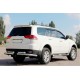 Задняя защита AK003-Special (2 шт., нерж. сталь) для Mitsubishi Pajero Sport 2008-2015 гг