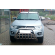 Передняя защита WT002 (нержавейка) для Mitsubishi Pajero Sport 2008-2015 гг