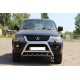 Кенгурятник WT003 (нерж) для Mitsubishi Pajero Sport 1996-2007 рр